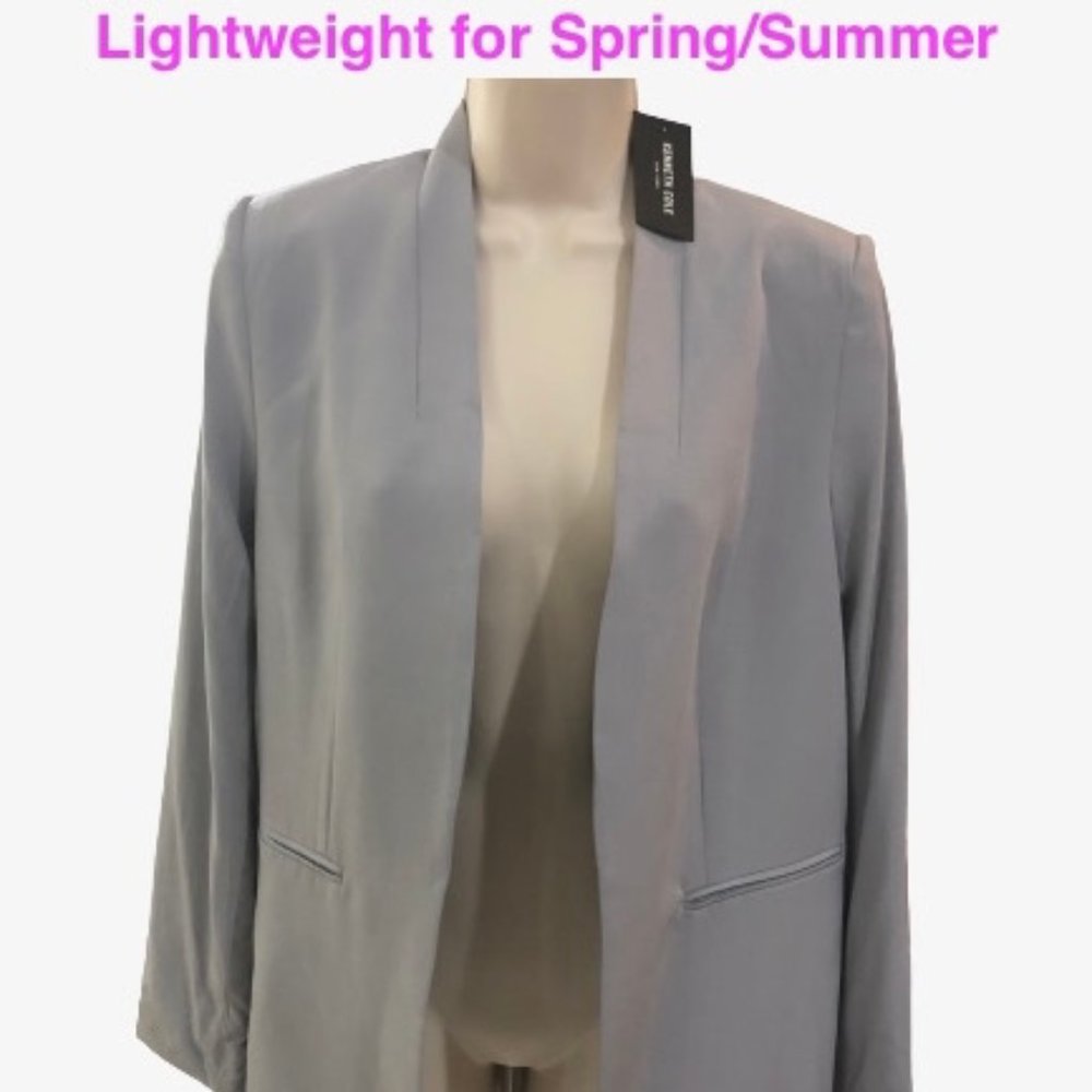 NWT Kenneth Cole SZ: XS Stone Grey Jacket